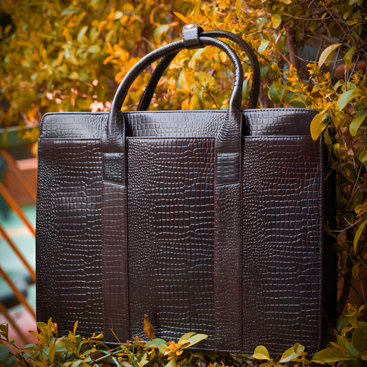 Bespoke Briefcase - Dark Brown