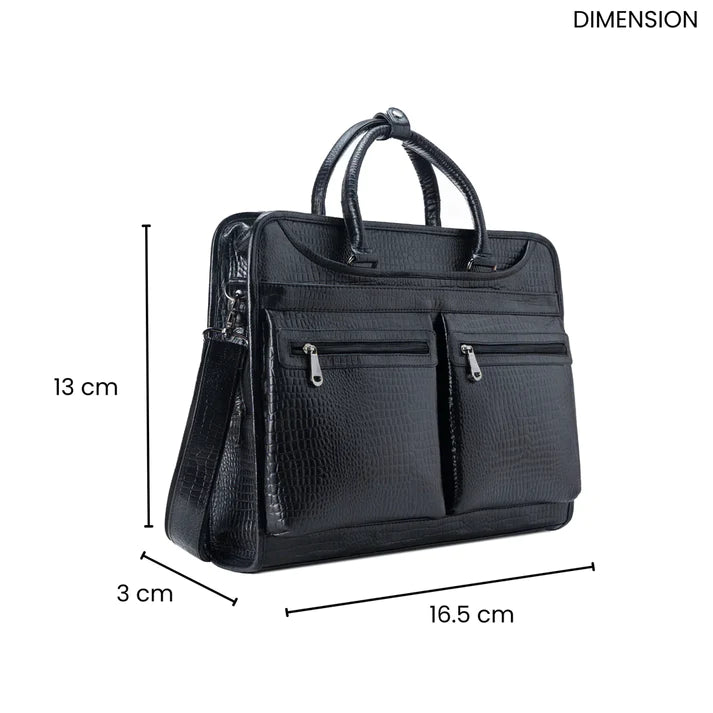 One Of A Kind Briefcase - Black