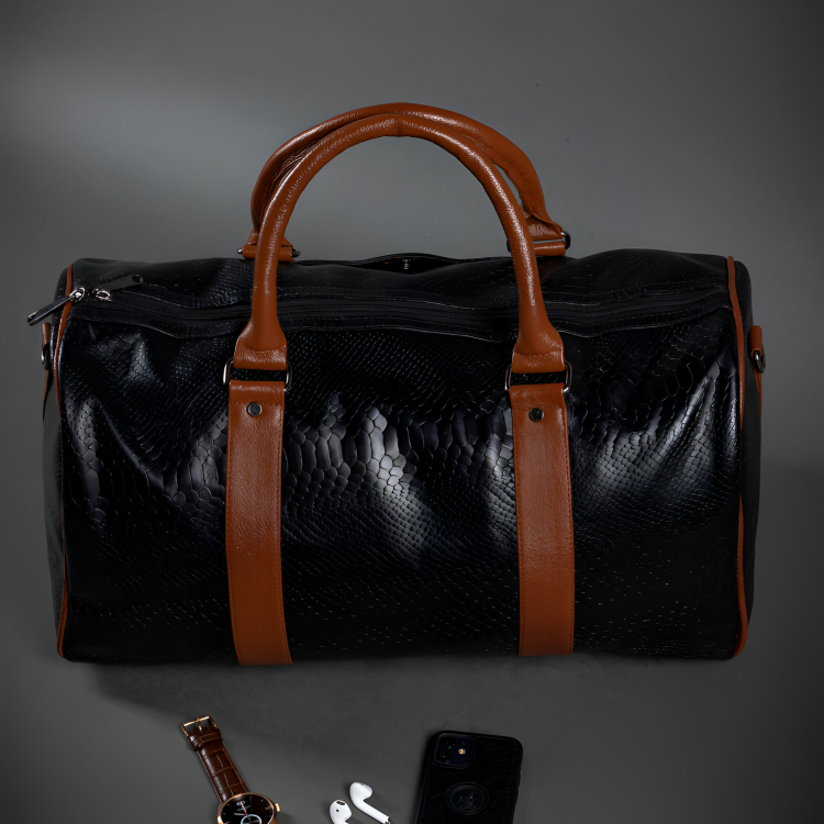 Signature Duffle Bag - Tan