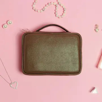 Travel Jewellery Bag - Sapota Brown