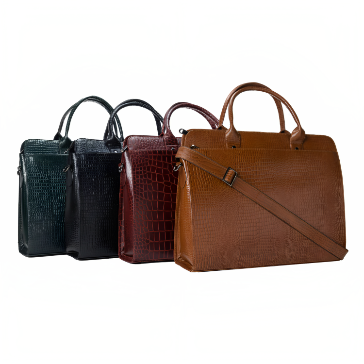 Ziptop Briefcase - Tan